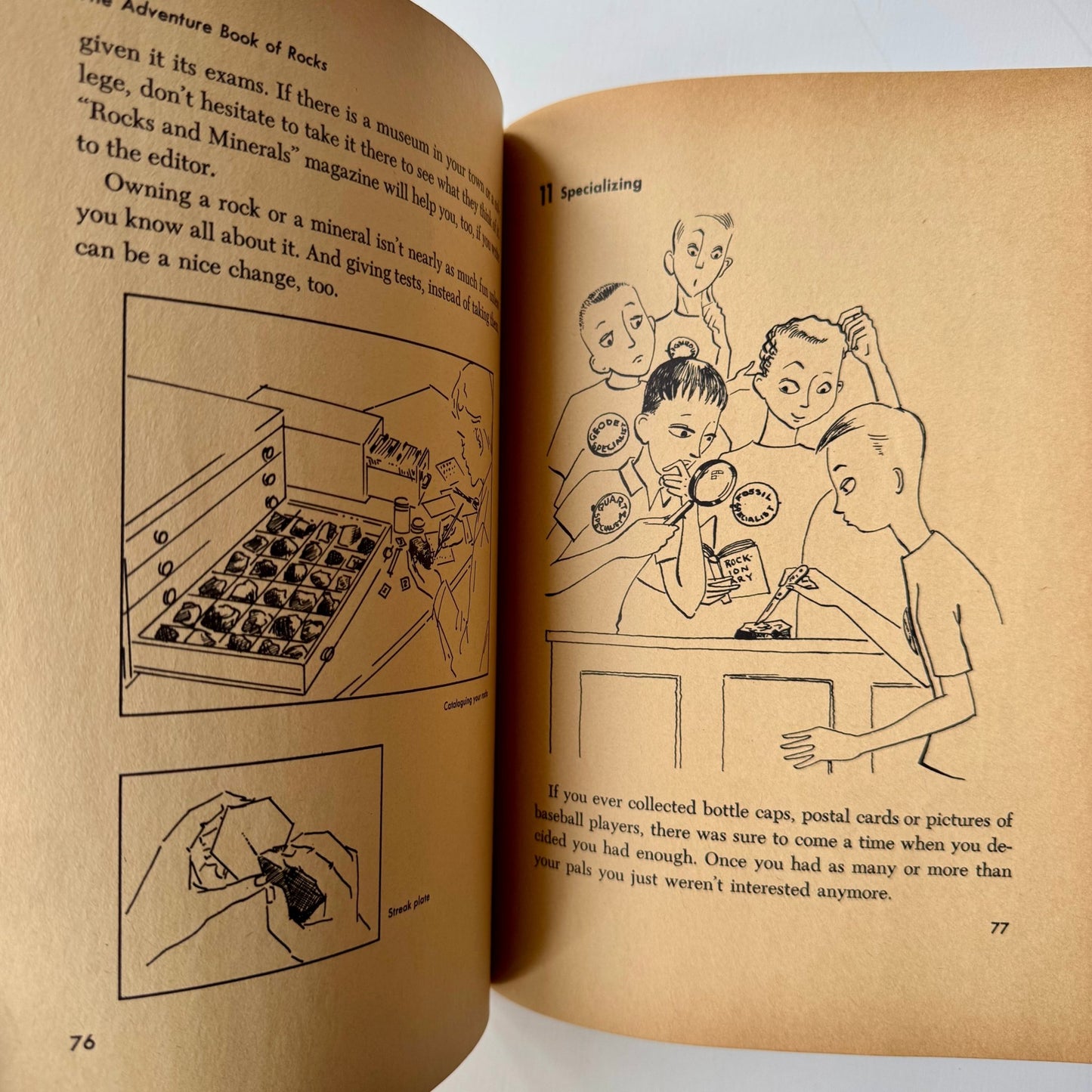 The Question and Answer Book of Rocks, A Golden Adventure Book, 1963 - Pretty Old Books