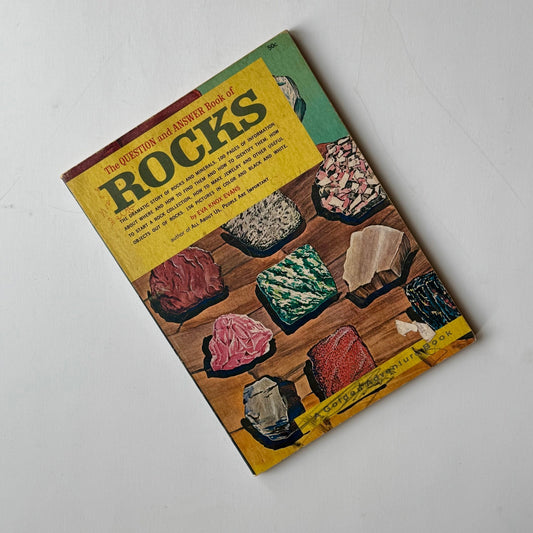 The Question and Answer Book of Rocks, A Golden Adventure Book, 1963 - Pretty Old Books