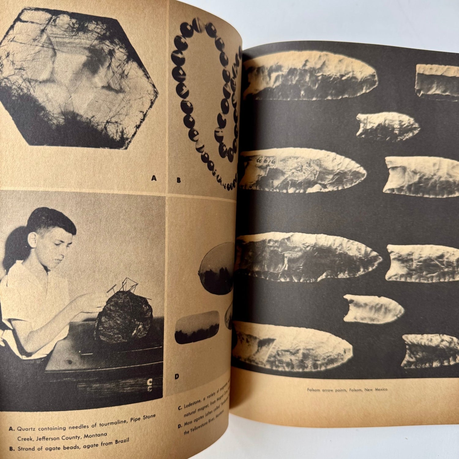 The Question and Answer Book of Rocks, A Golden Adventure Book, 1963 - Pretty Old Books
