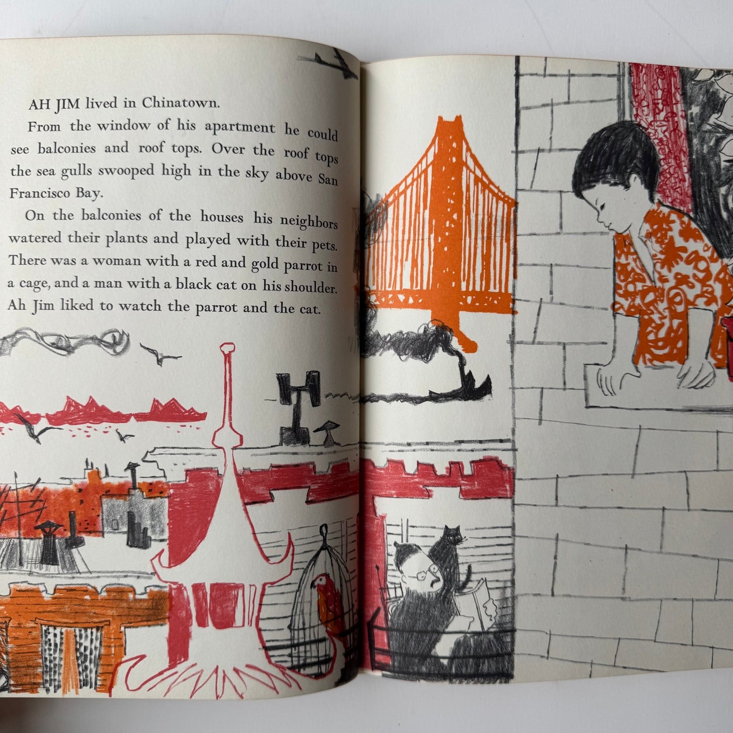 The Rice Bowl Pet, Patricia Martin, Ezra Jack Keats, 1962 Hardcover - Pretty Old Books