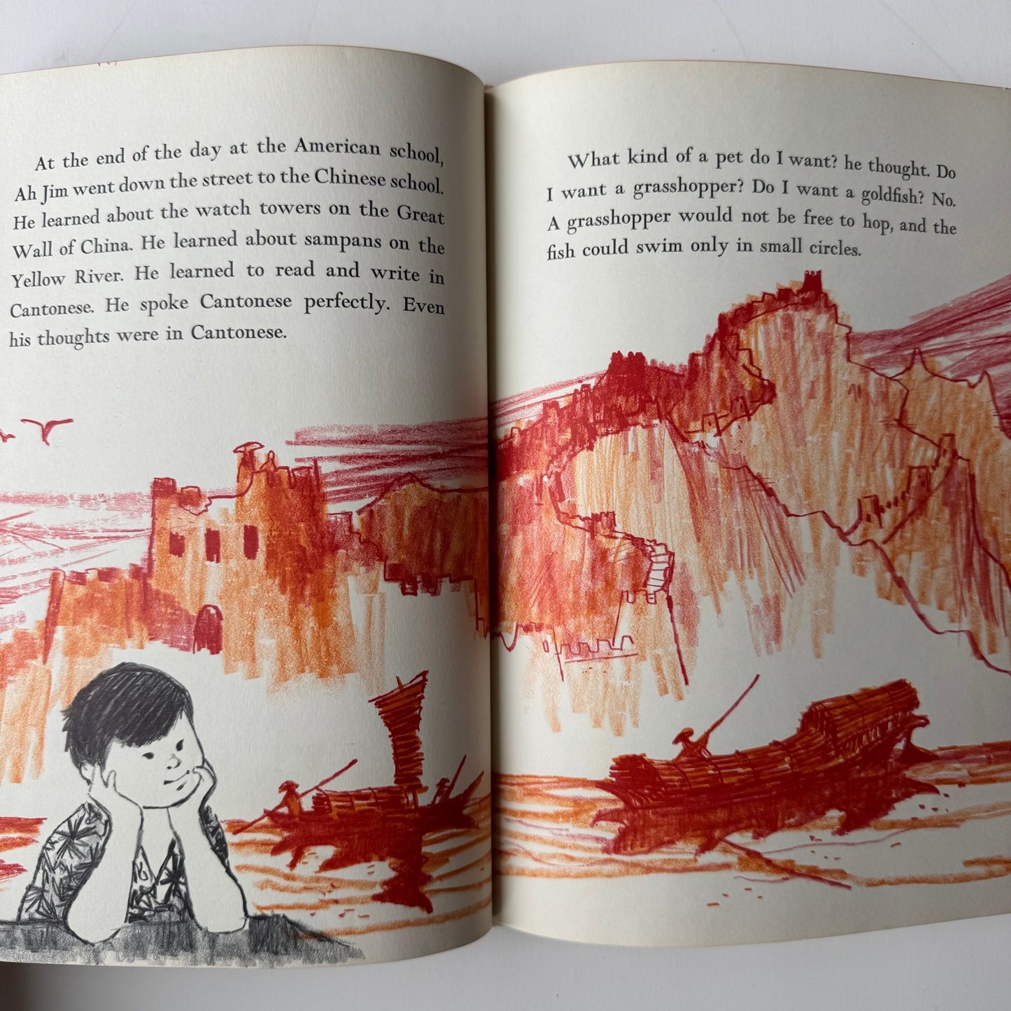 The Rice Bowl Pet, Patricia Martin, Ezra Jack Keats, 1962 Hardcover - Pretty Old Books