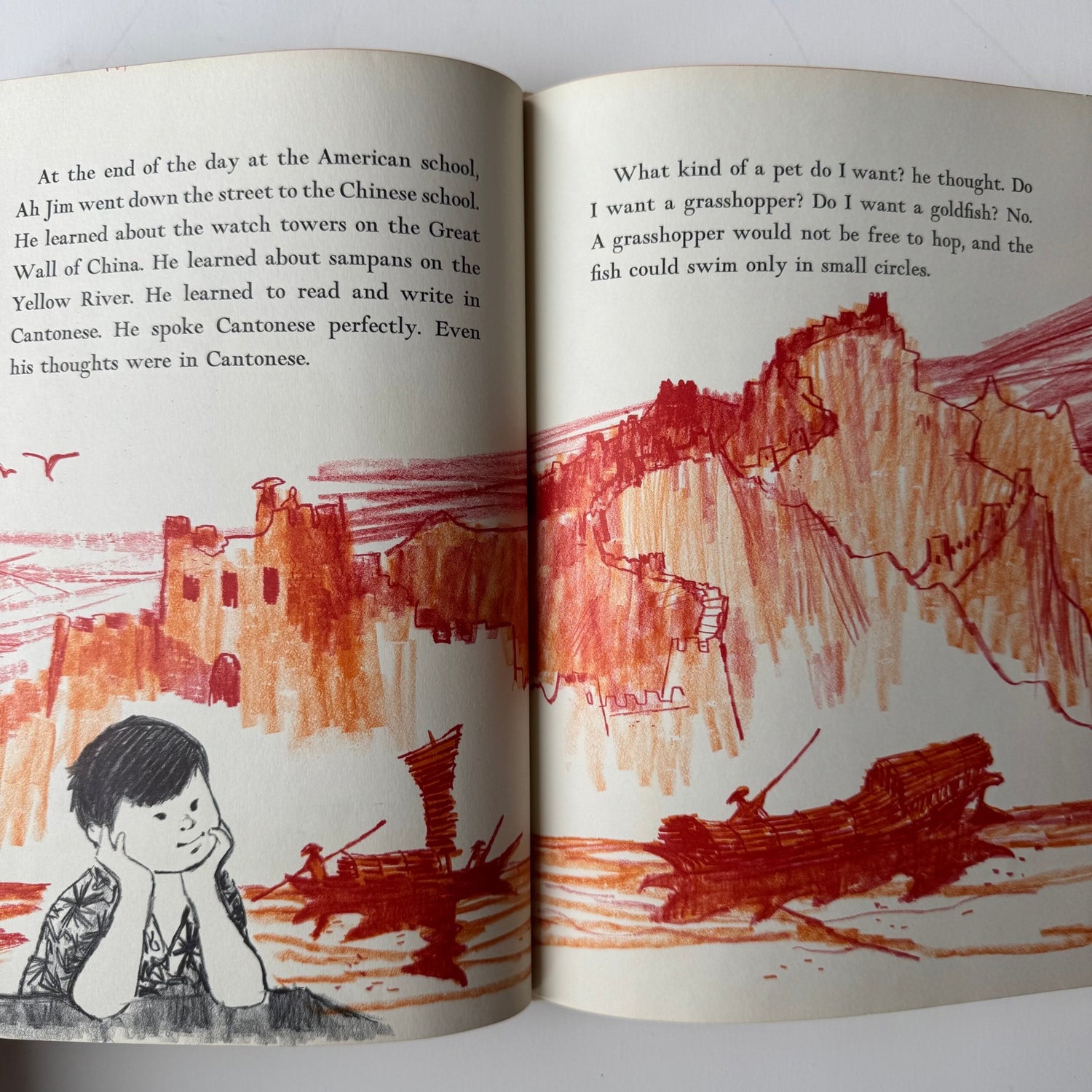 The Rice Bowl Pet, Patricia Martin, Ezra Jack Keats, 1962 Hardcover - Pretty Old Books