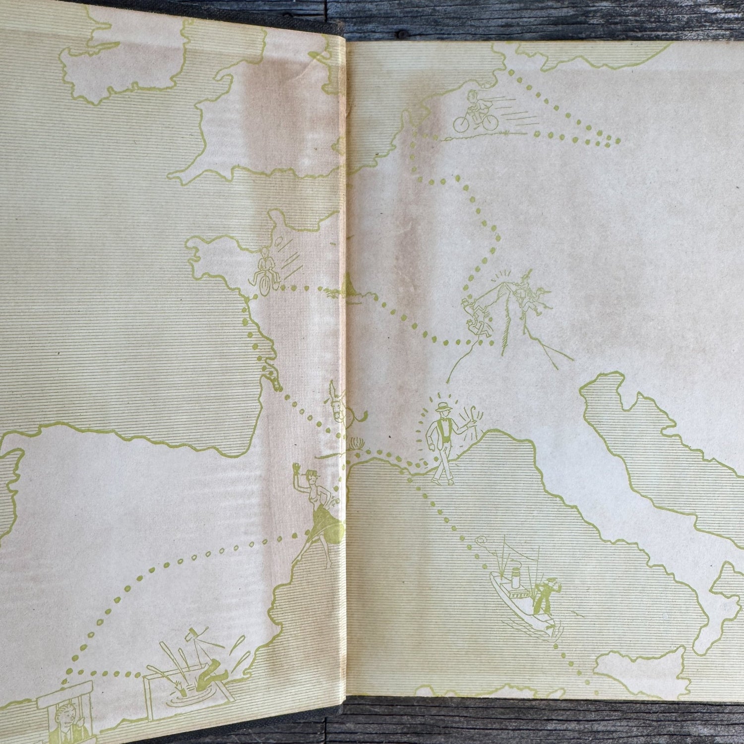 The Royal Road to Romance, Richard Halliburton, Star Books Edition, 1925 - Pretty Old Books