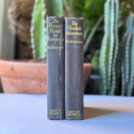 The Royal Road to Romance & The Glorious Adventure, Richard Halliburton, Star Books Editions - Pretty Old Books