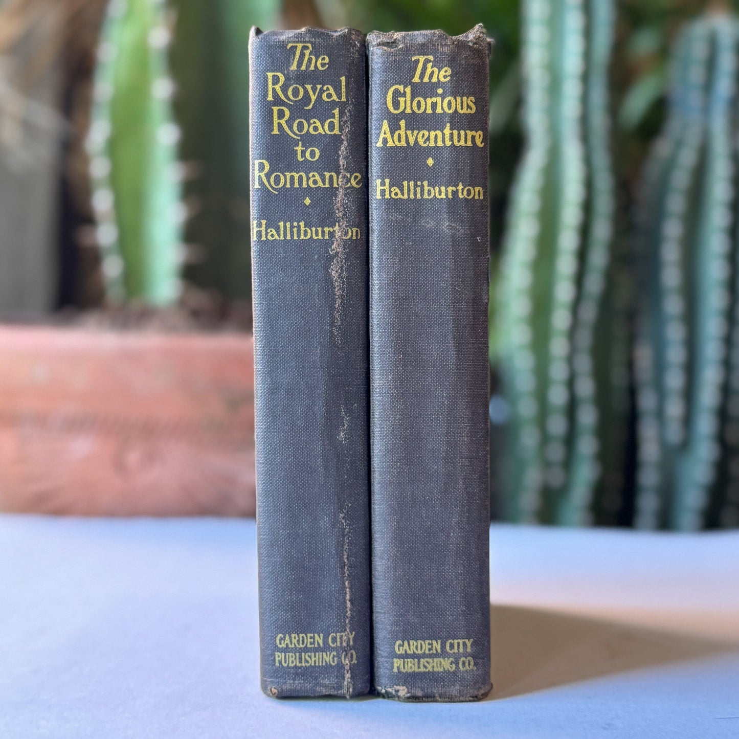 The Royal Road to Romance & The Glorious Adventure, Richard Halliburton, Star Books Editions - Pretty Old Books