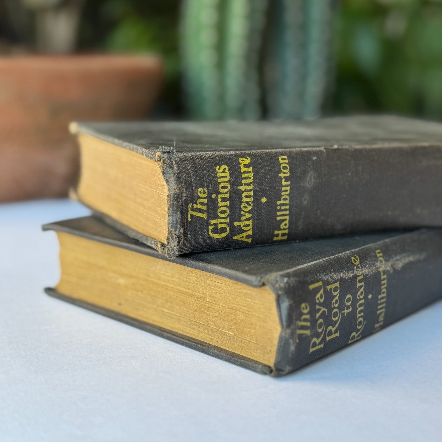 The Royal Road to Romance & The Glorious Adventure, Richard Halliburton, Star Books Editions - Pretty Old Books