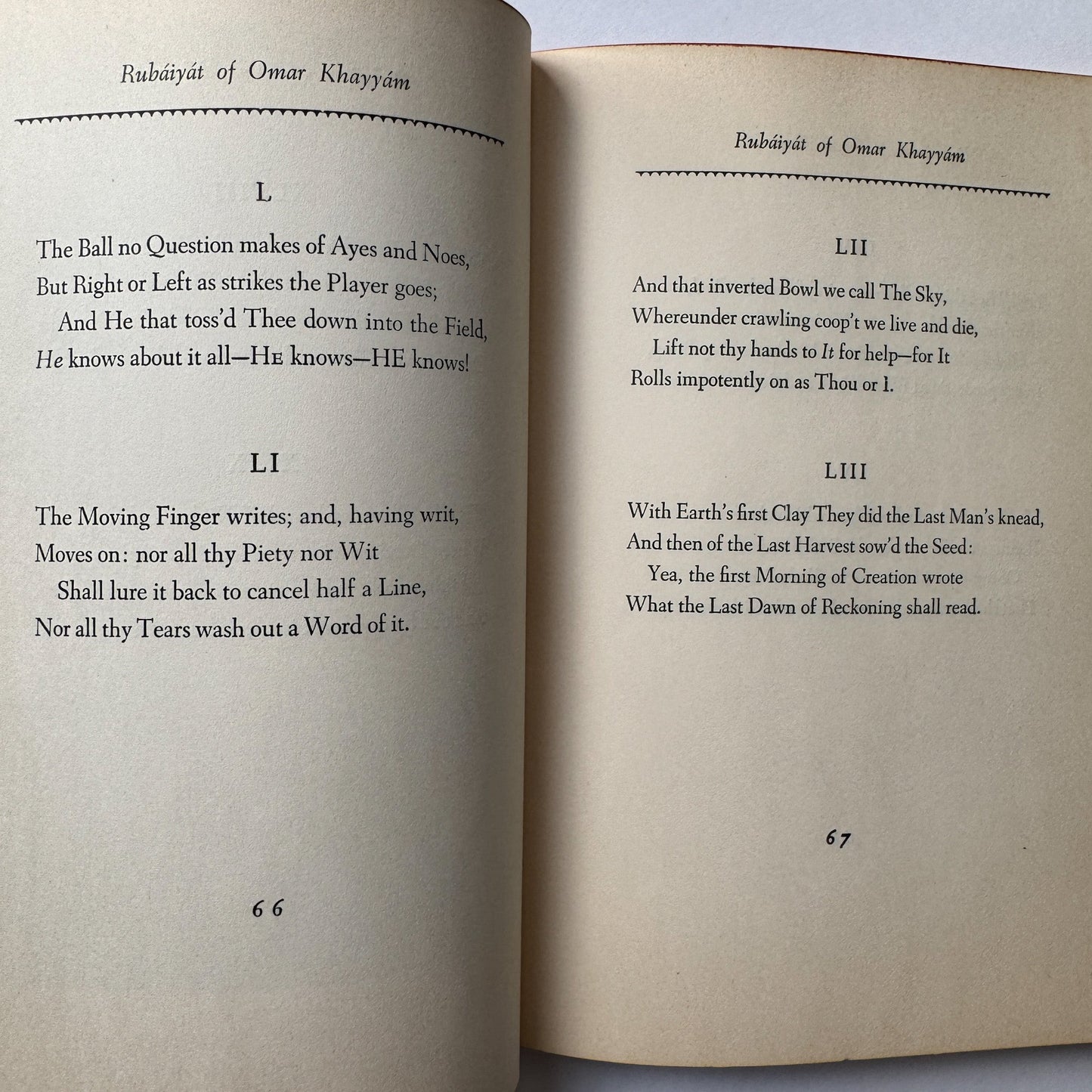 The Rubaiyat of Omar Khyyam, 1952 - Pretty Old Books