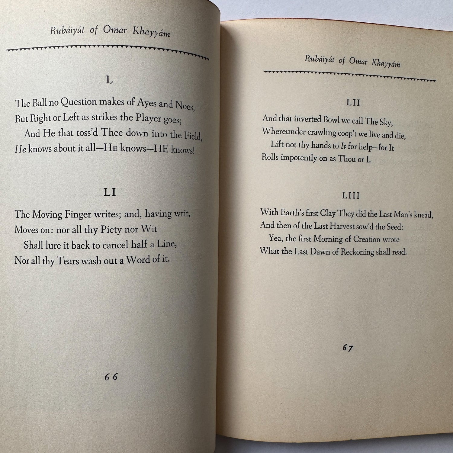The Rubaiyat of Omar Khyyam, 1952 - Pretty Old Books