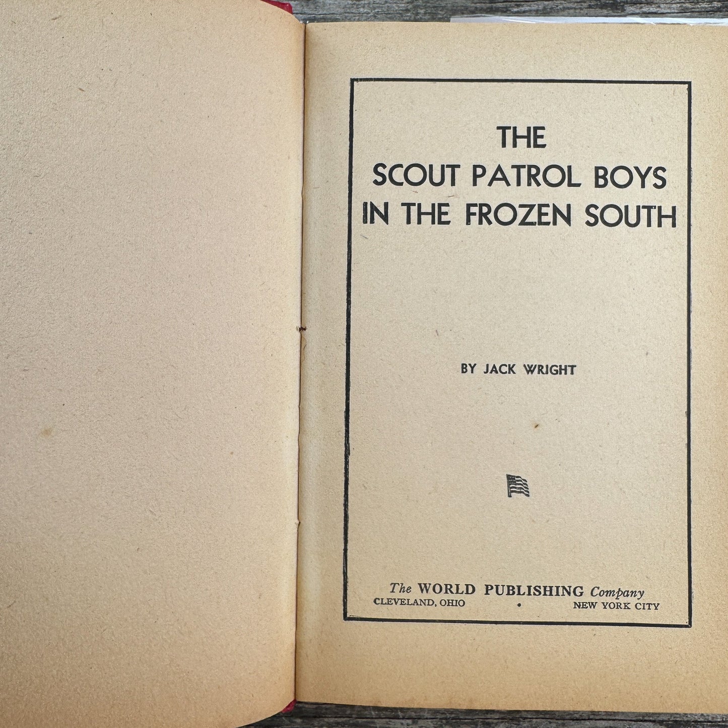 The Scout Patrol Boys in the Frozen South, Jack Wright, 1933 - Pretty Old Books