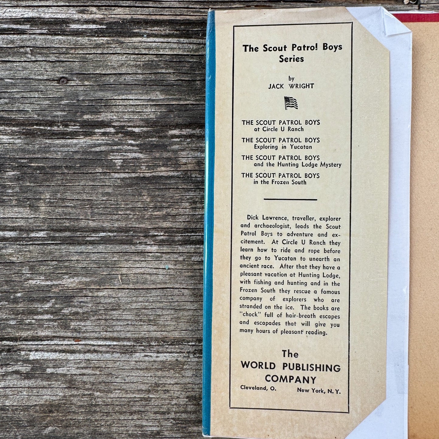 The Scout Patrol Boys in the Frozen South, Jack Wright, 1933 - Pretty Old Books