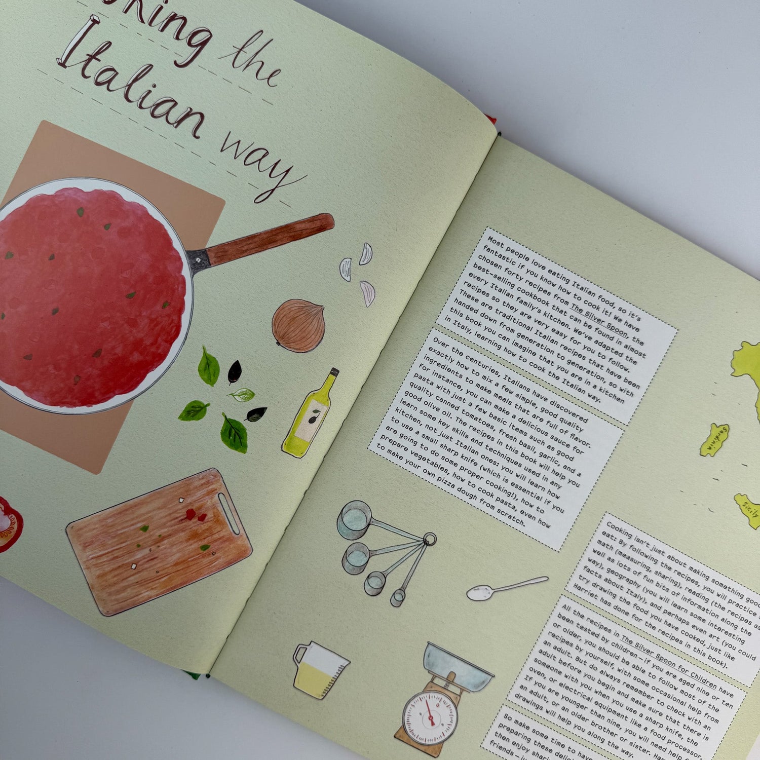 The Silver Spoon for Children: Favorite Italian Recipes, Phaidon, 2009 - Pretty Old Books