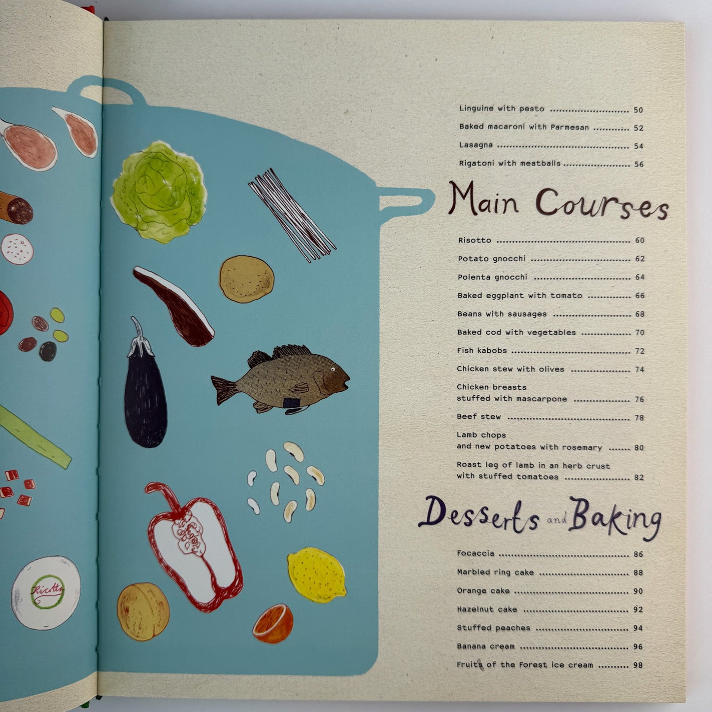 The Silver Spoon for Children: Favorite Italian Recipes, Phaidon, 2009 - Pretty Old Books