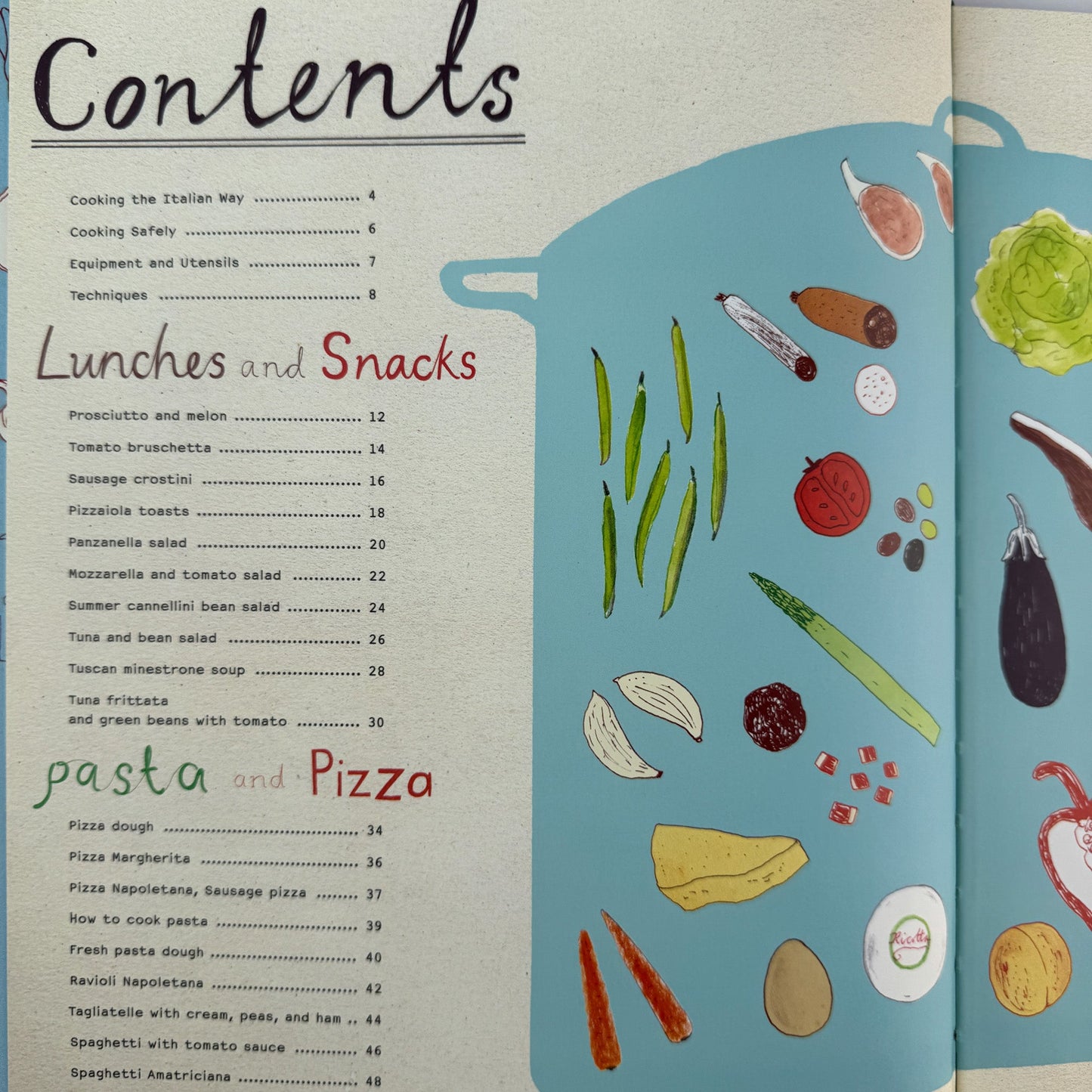 The Silver Spoon for Children: Favorite Italian Recipes, Phaidon, 2009 - Pretty Old Books