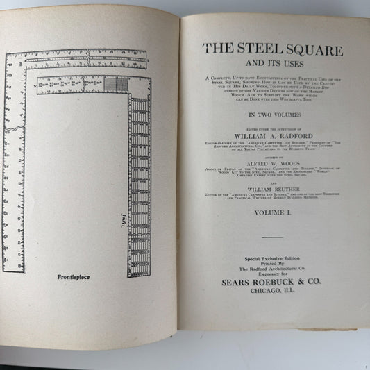 The Steel Square and Its Uses, Vol. I, 1897 - Pretty Old Books