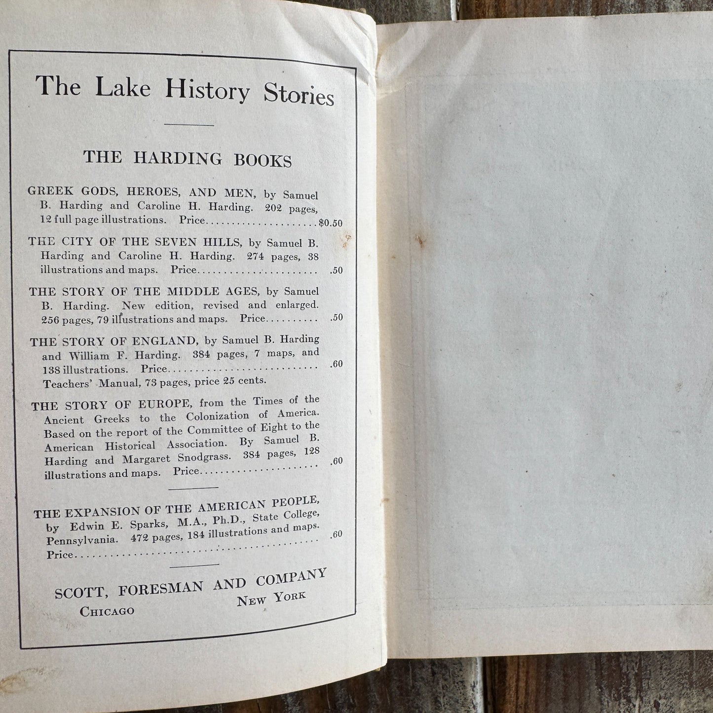 The Story of Europe, The Lake History Stories, 1912 - Pretty Old Books