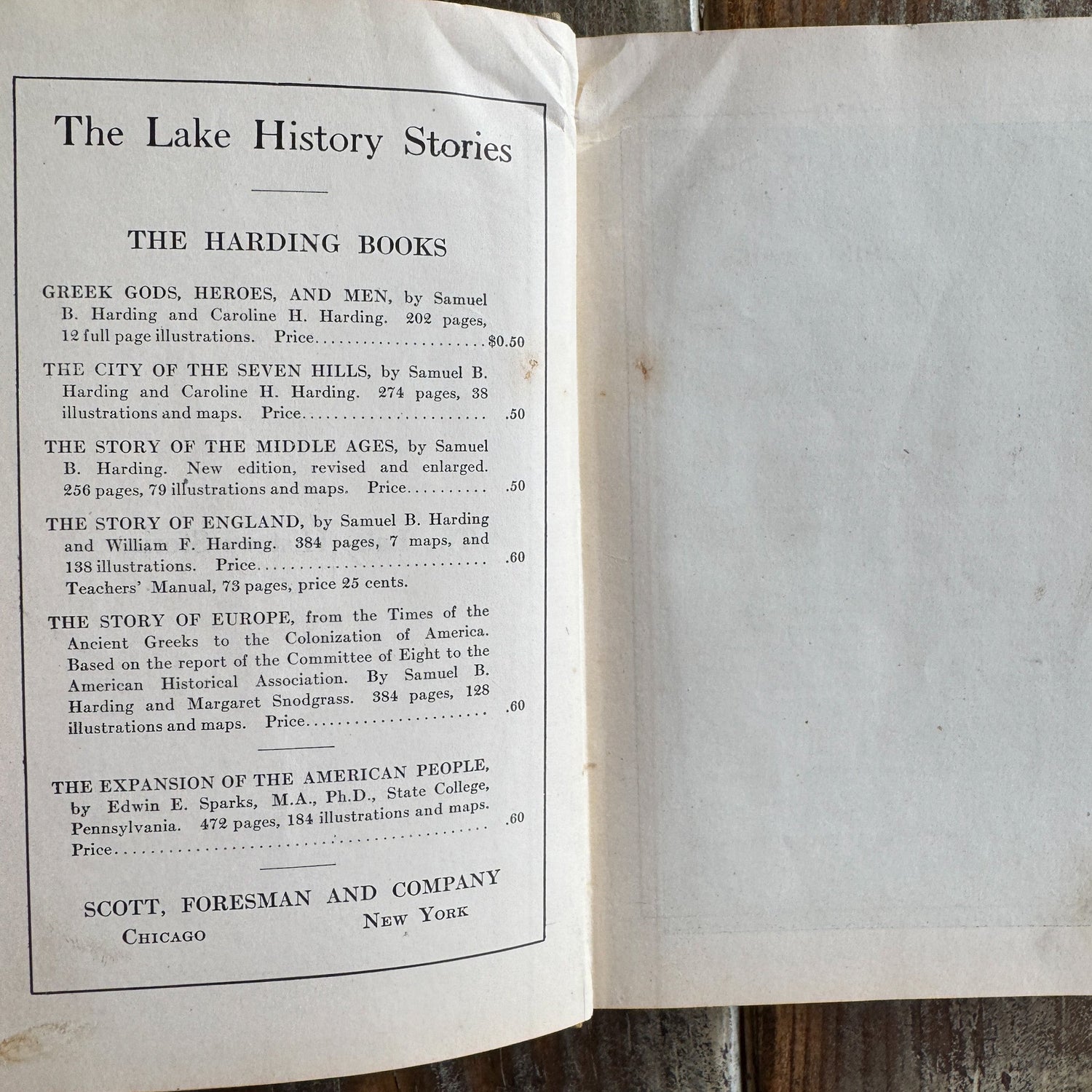 The Story of Europe, The Lake History Stories, 1912 - Pretty Old Books