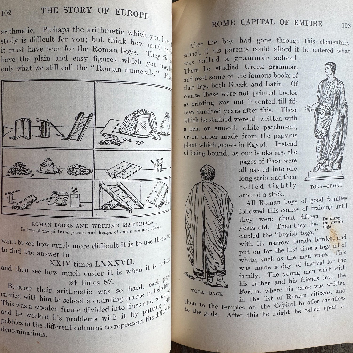 The Story of Europe, The Lake History Stories, 1912 - Pretty Old Books