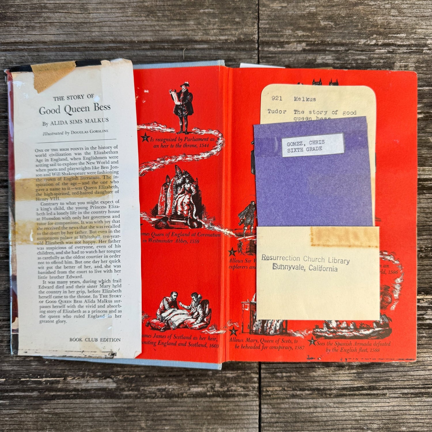 The Story of Good Queen Bess, Signature Books, 1953 - Pretty Old Books