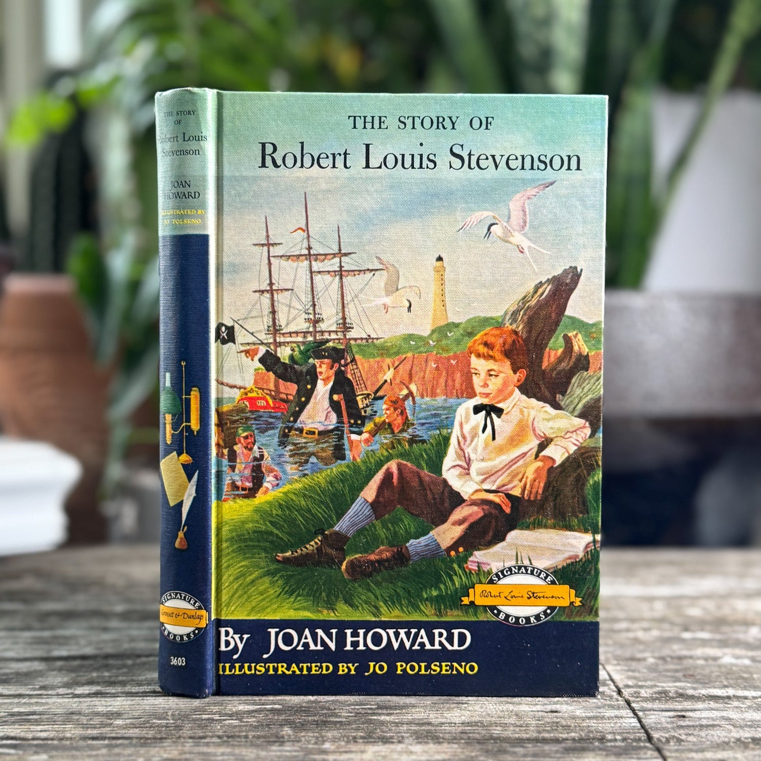 The Story of Robert Louis Stevenson by Joan Howard, 1958 - Pretty Old Books