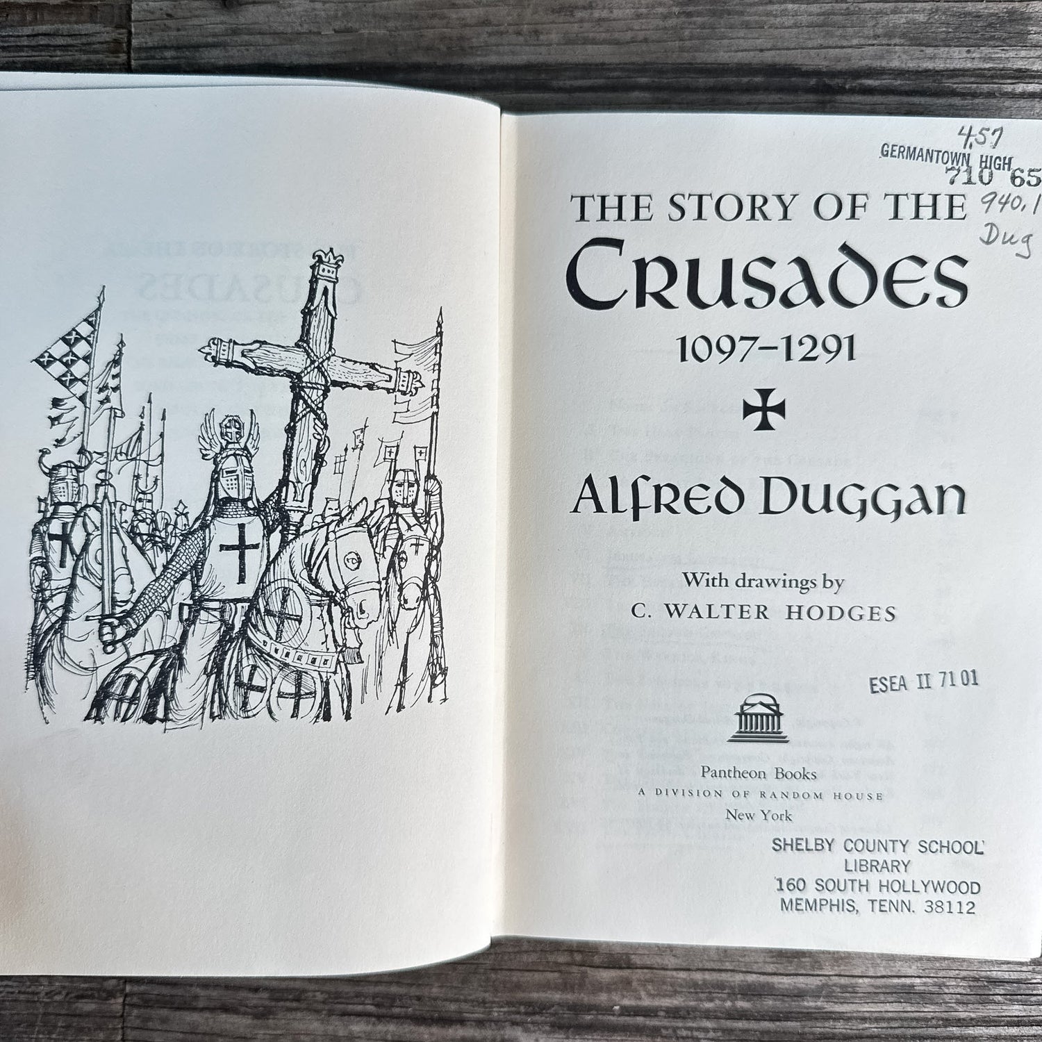 The Story of the Crusades, Alfred Duggan, 1963 - Pretty Old Books