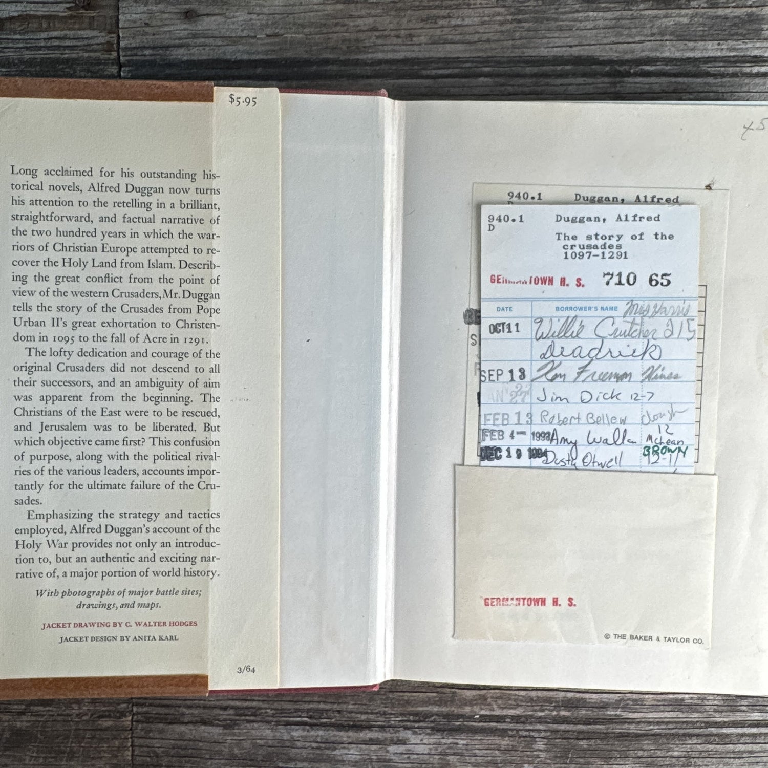 The Story of the Crusades, Alfred Duggan, 1963 - Pretty Old Books