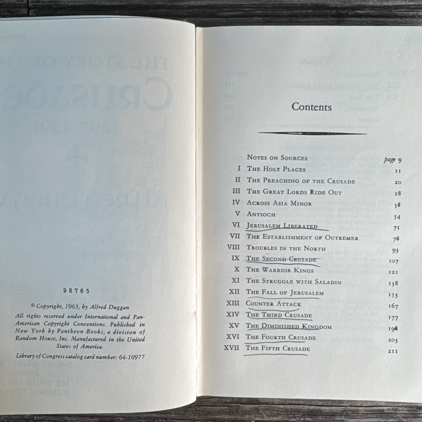 The Story of the Crusades, Alfred Duggan, 1963 - Pretty Old Books