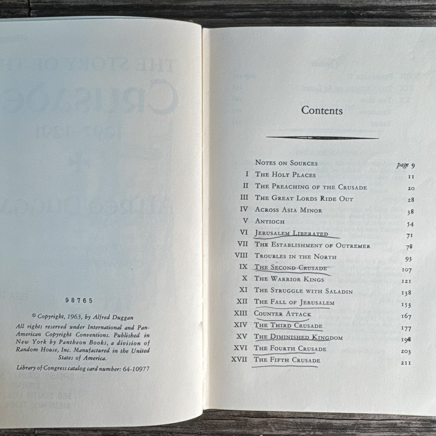 The Story of the Crusades, Alfred Duggan, 1963 - Pretty Old Books