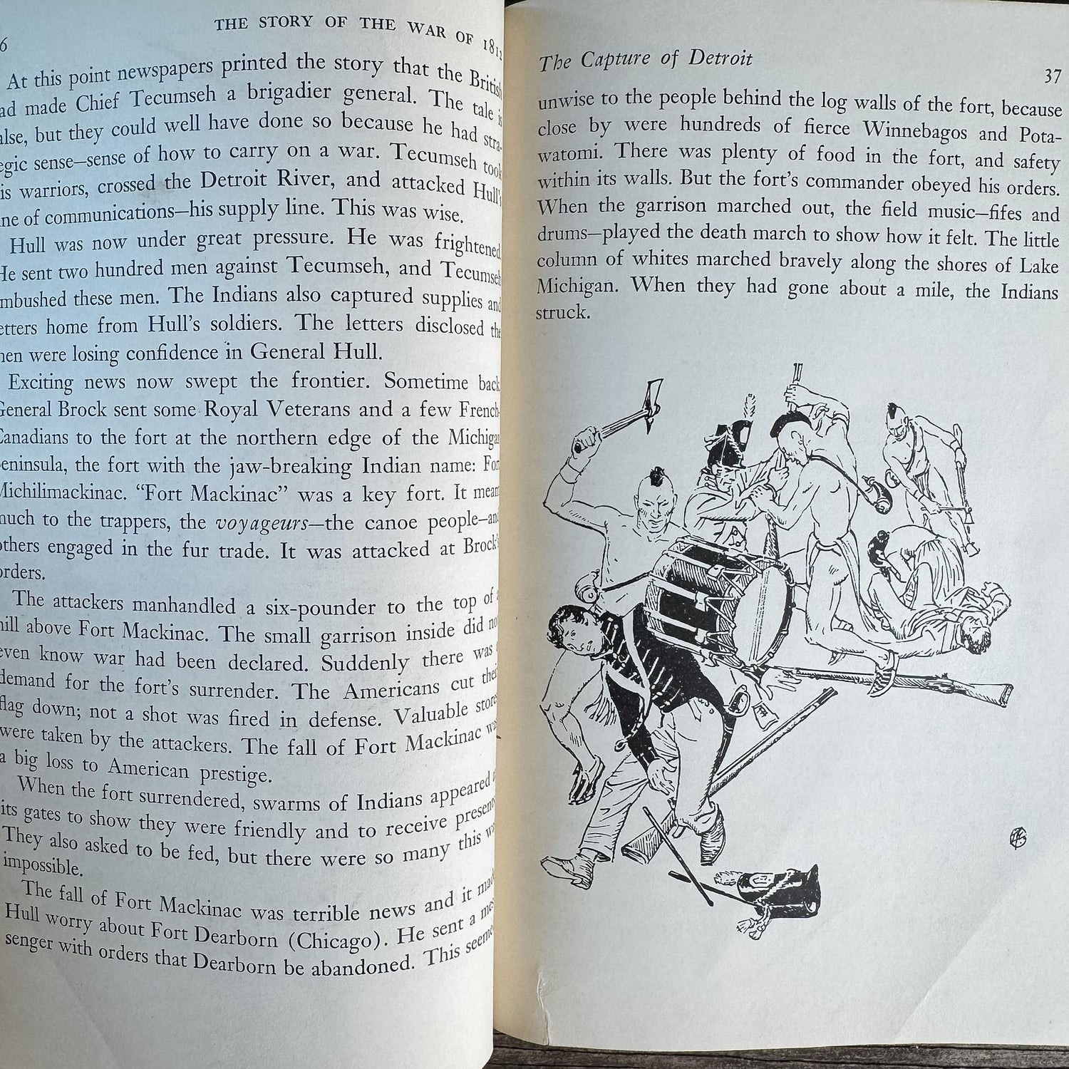 The Story of the War of 1812, Colonel Red Reeder, 1960, First Edition - Pretty Old Books