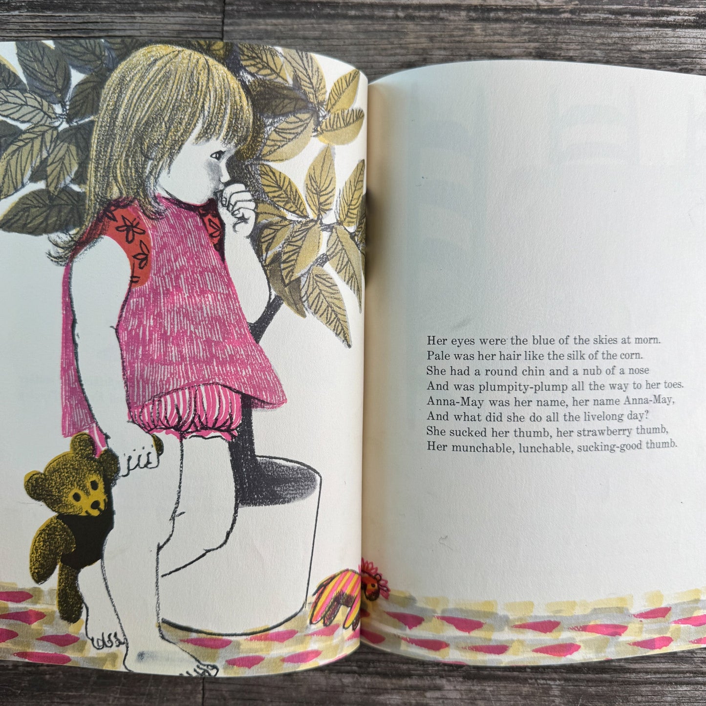 The Strawberry Thumb, Barbara Klimowicz, 1968 - Pretty Old Books