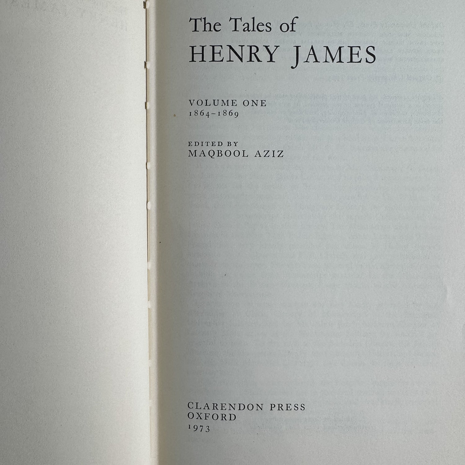 The Tales of Henry James, Volumes 1–2, Henry James, 1973 - Pretty Old Books