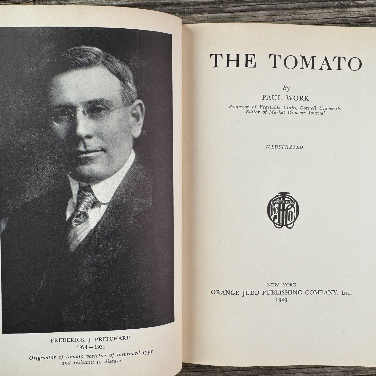 The Tomato, Paul Work, 1949 - Pretty Old Books