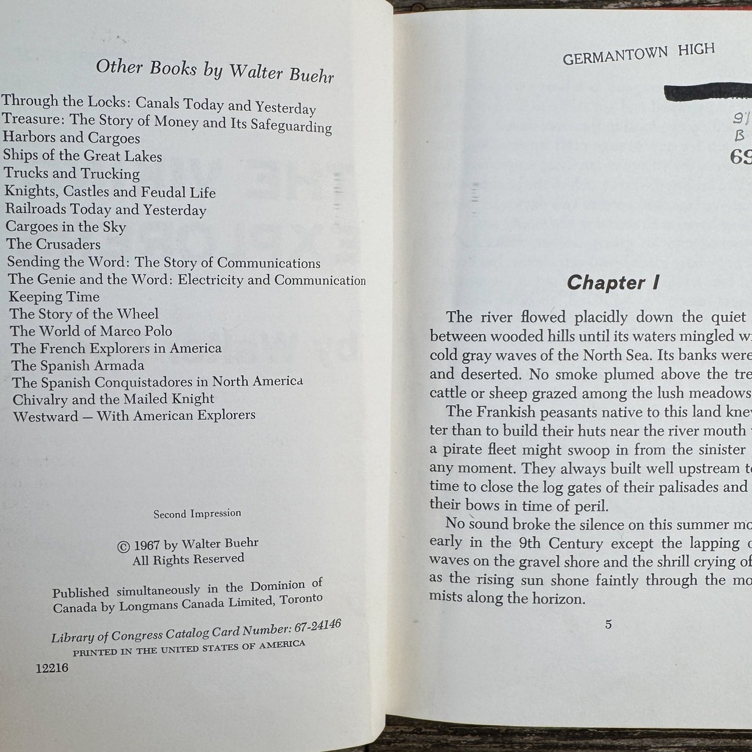 The Viking Explorers, Walter Buehr, 1967 - Pretty Old Books