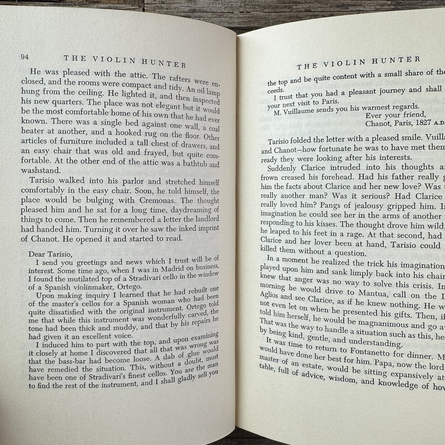 The Violin Hunter: The Life Story of Luigi Tarisio, William Alexander Silverman, 1957, William Reeves - Pretty Old Books