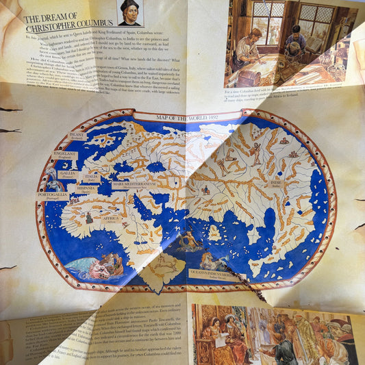 The Voyage of Columbus in His Own Words, Pop - Up Book, 1991 - Pretty Old Books
