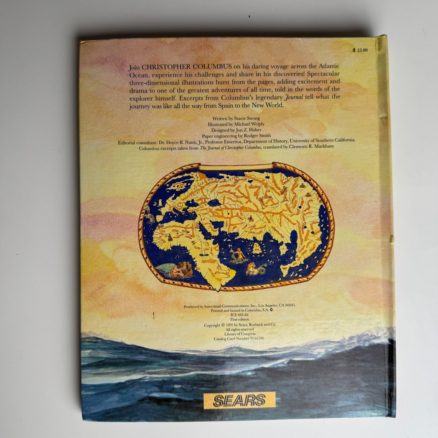 The Voyage of Columbus in His Own Words, Pop - Up Book, 1991 - Pretty Old Books