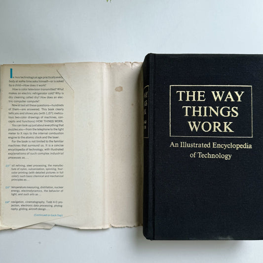 The Way Things Work: An Illustrated Encyclopedia of Technology, Hardcover, 1967 - Pretty Old Books