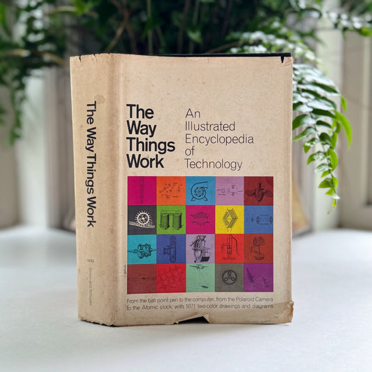 The Way Things Work: An Illustrated Encyclopedia of Technology, Hardcover, 1967 - Pretty Old Books
