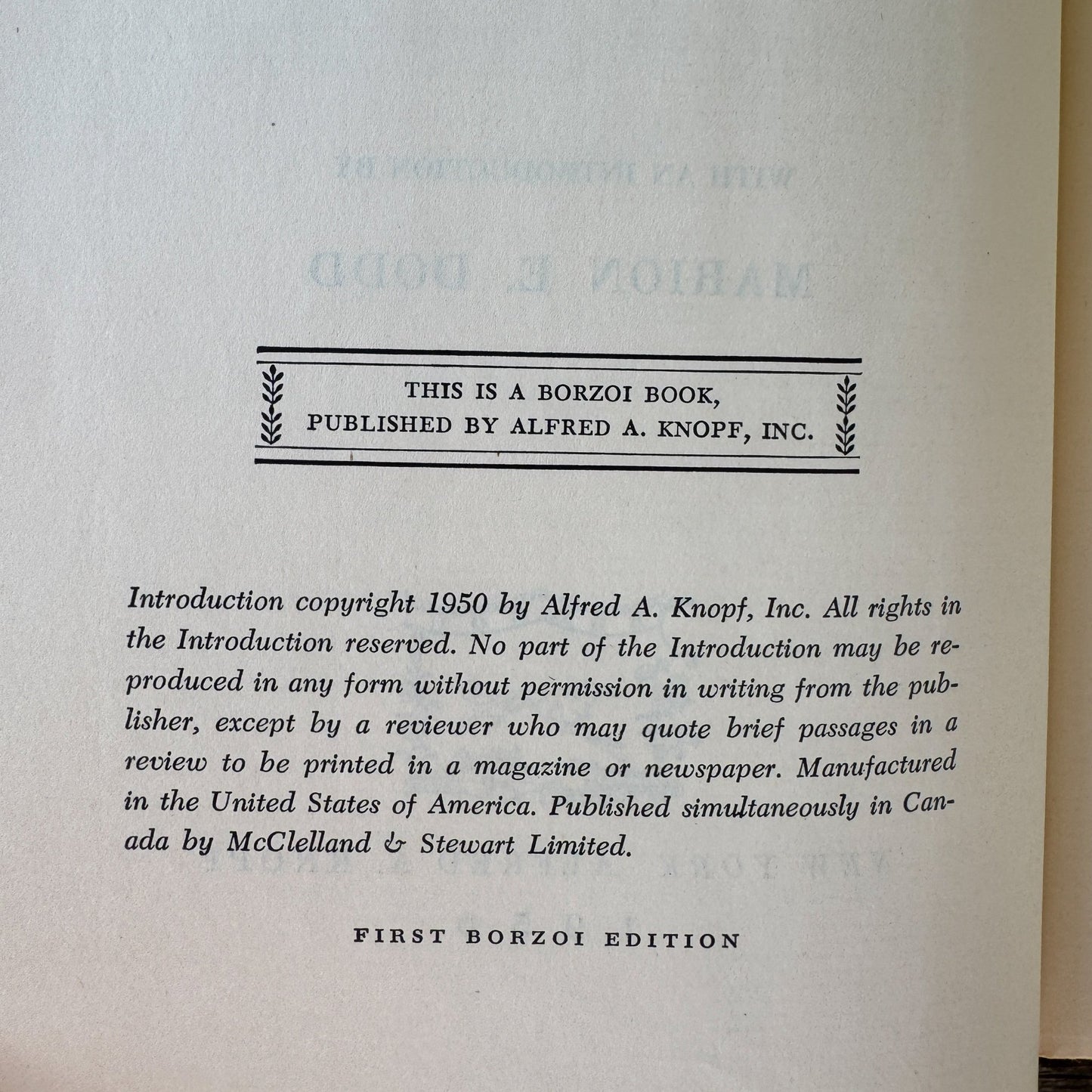 The Way We Live Now, Anthony Trollope, Borzoi 1st Ed, 1950 - Pretty Old Books