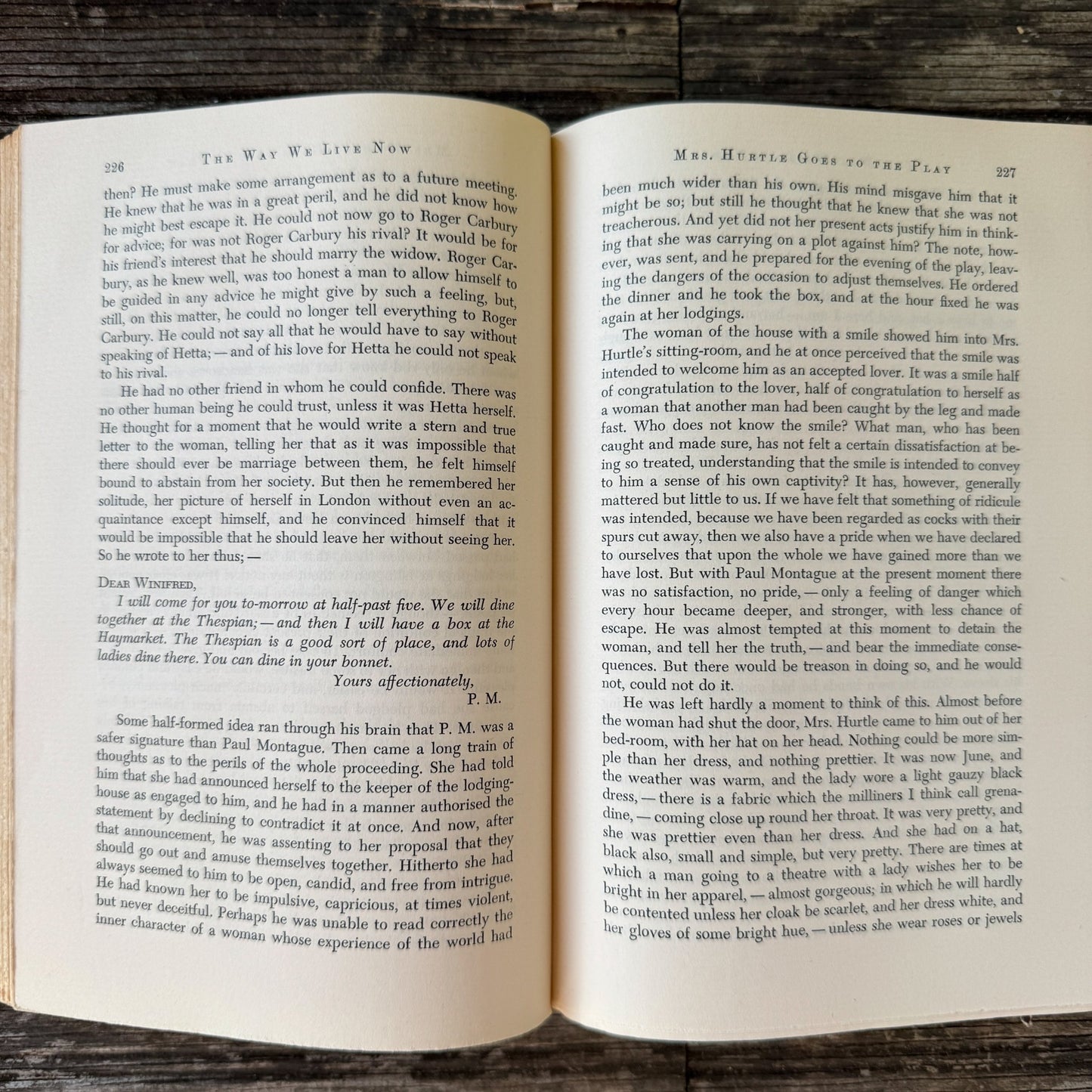 The Way We Live Now, Anthony Trollope, Borzoi 1st Ed, 1950 - Pretty Old Books