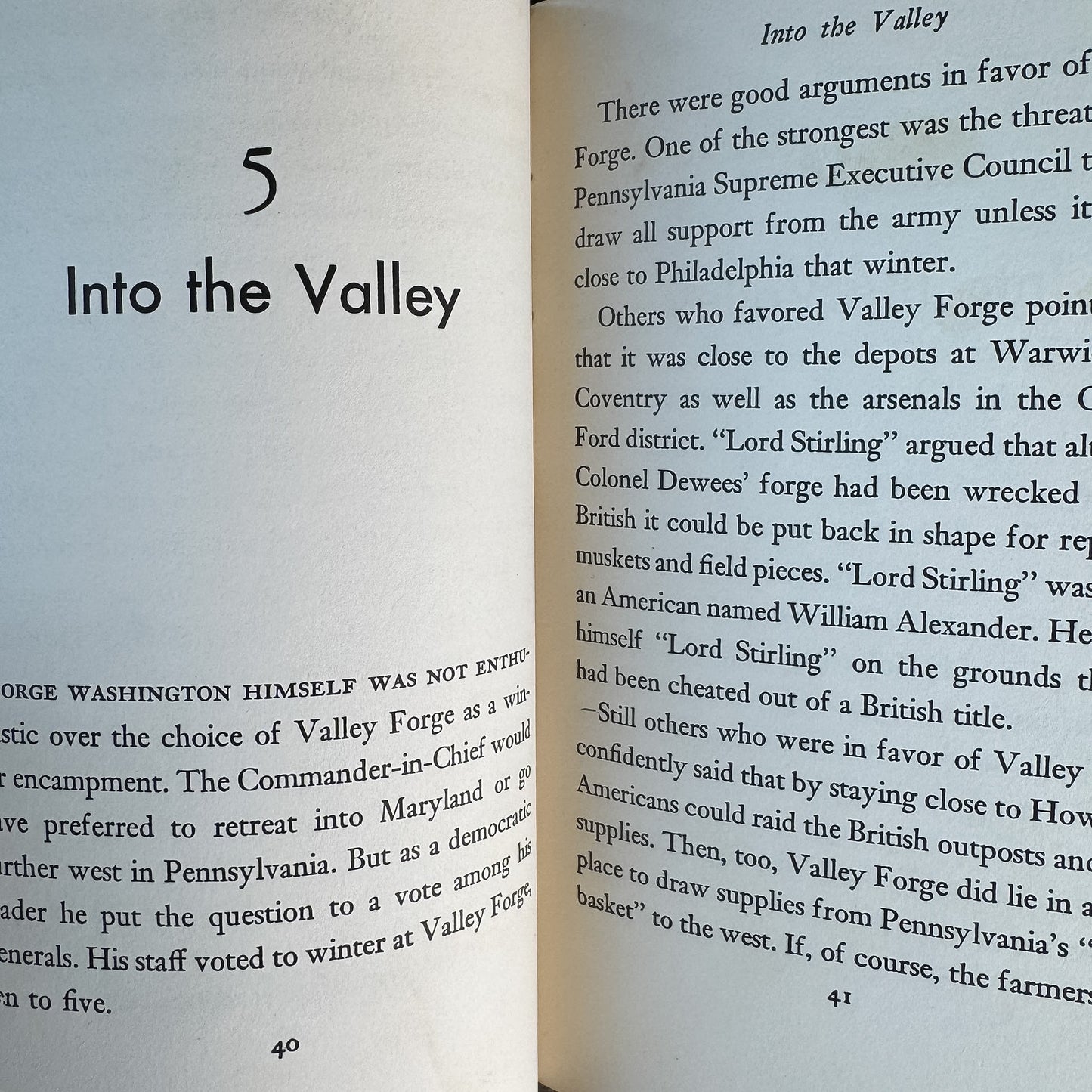 The Winter at Valley Forge, F. Van Wyck Mason, 1953, Landmark Books Edition - Pretty Old Books