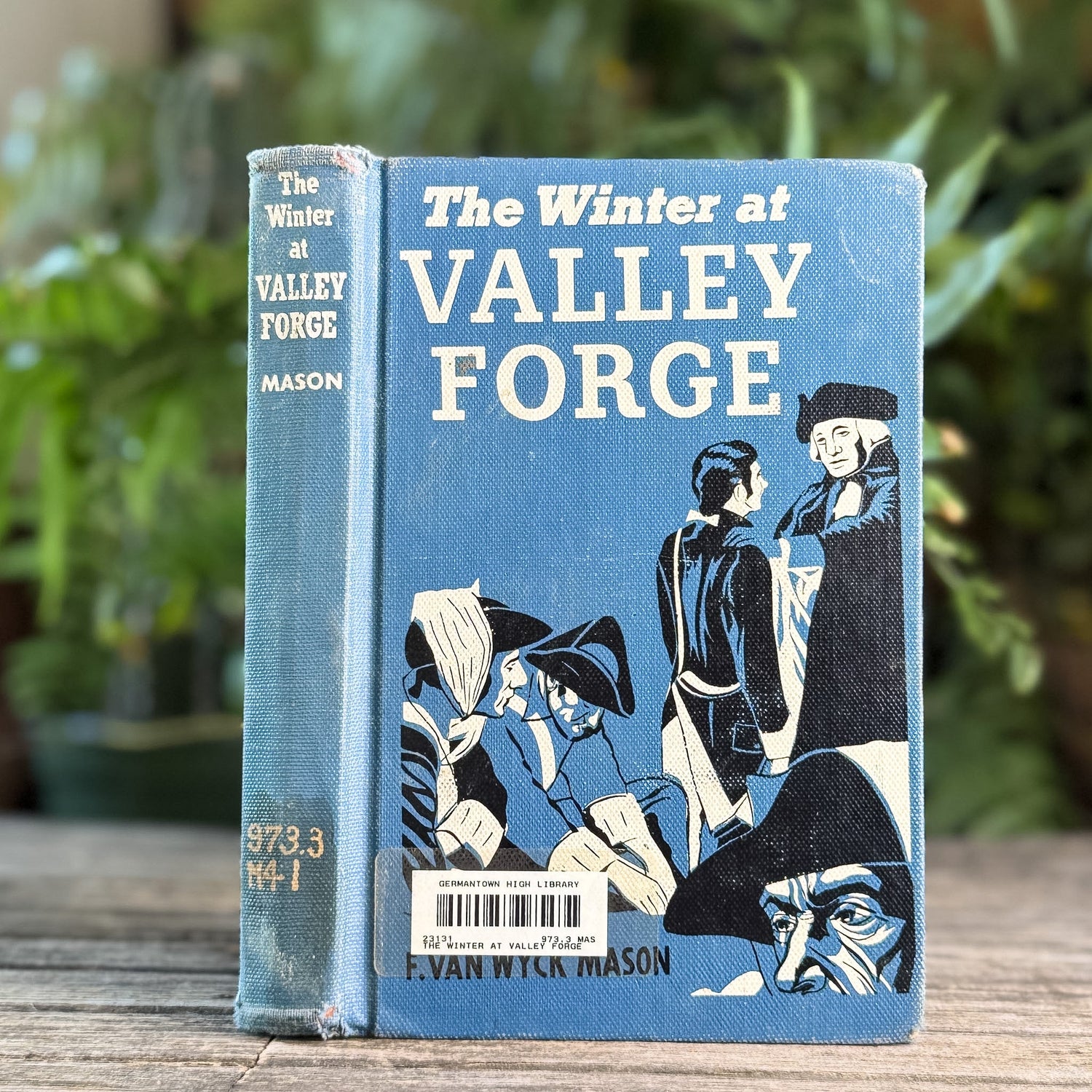 The Winter at Valley Forge, F. Van Wyck Mason, 1953, Landmark Books Edition - Pretty Old Books
