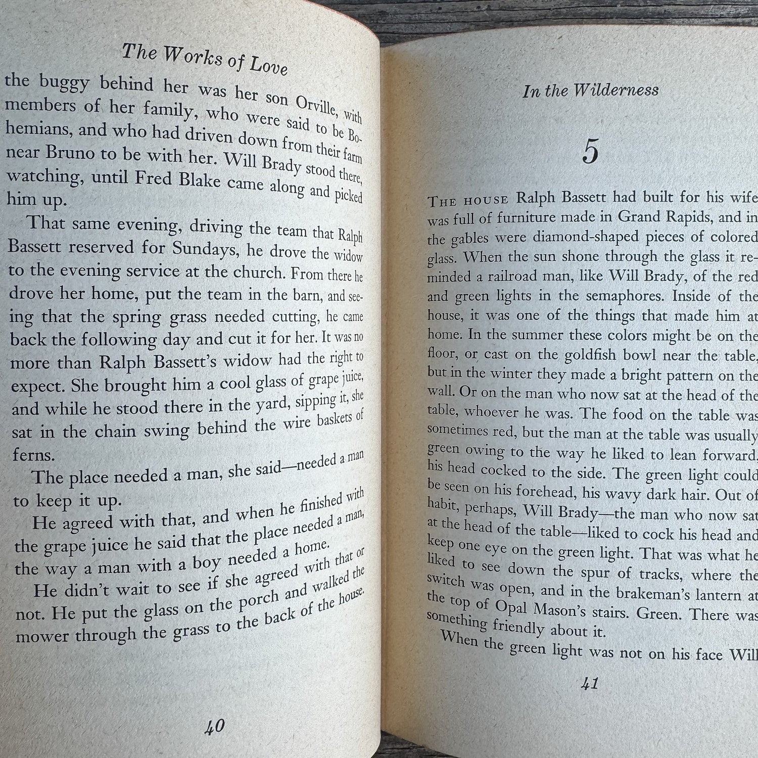 The Works of Love, Wright Morris, 1949 First Edition - Pretty Old Books