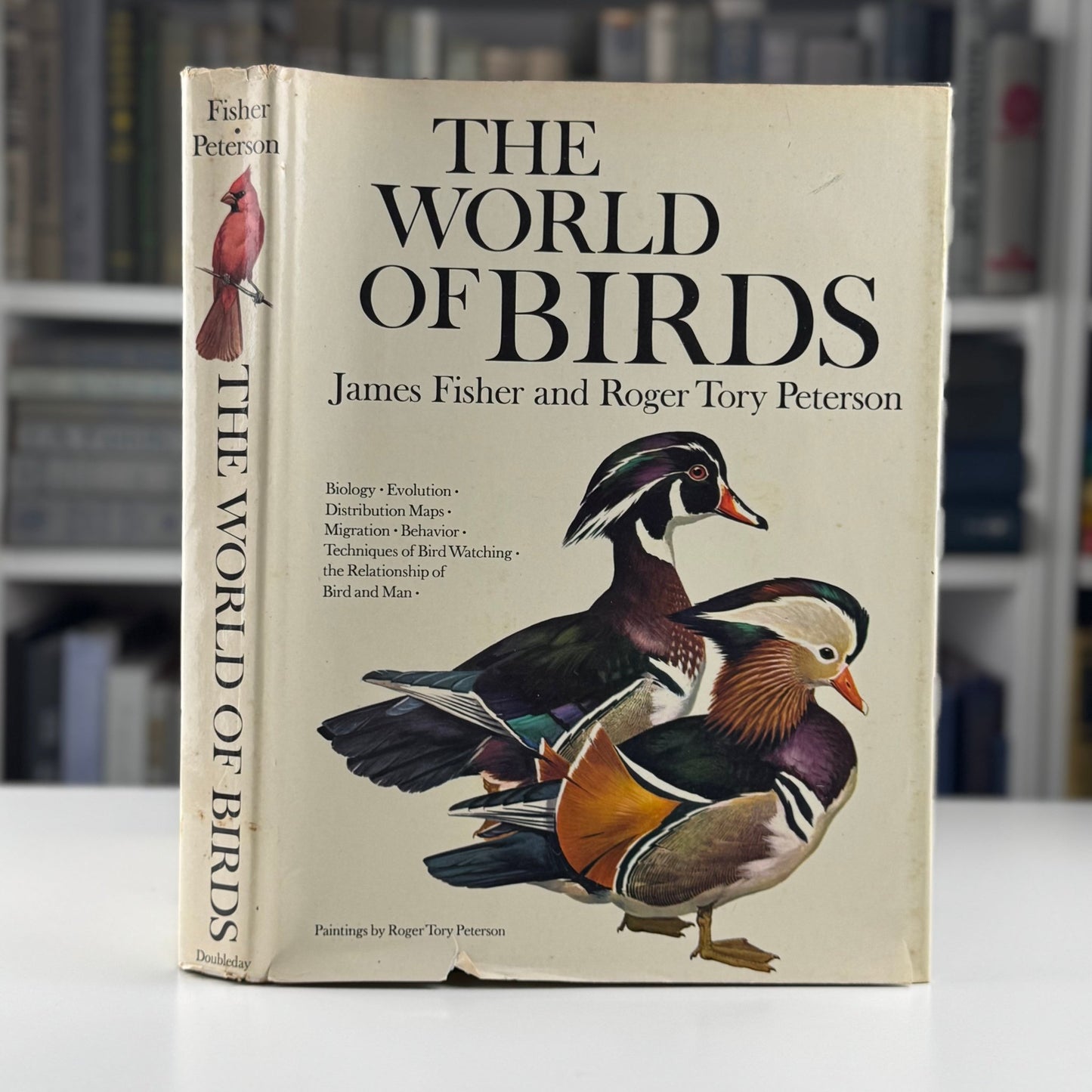The World of Birds, James Fisher and Roger Tory Peterson, 1964 Illustrated Oversized Hardcover - Pretty Old Books