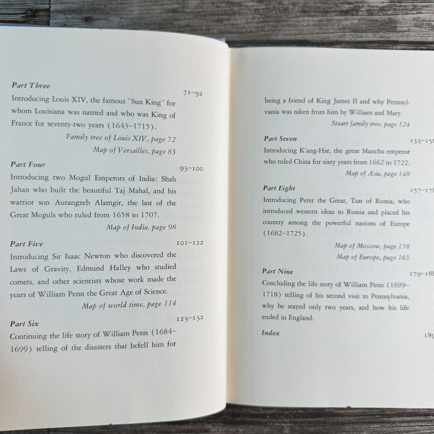 The World of William Penn, Genevieve Foster, 1973 - Pretty Old Books