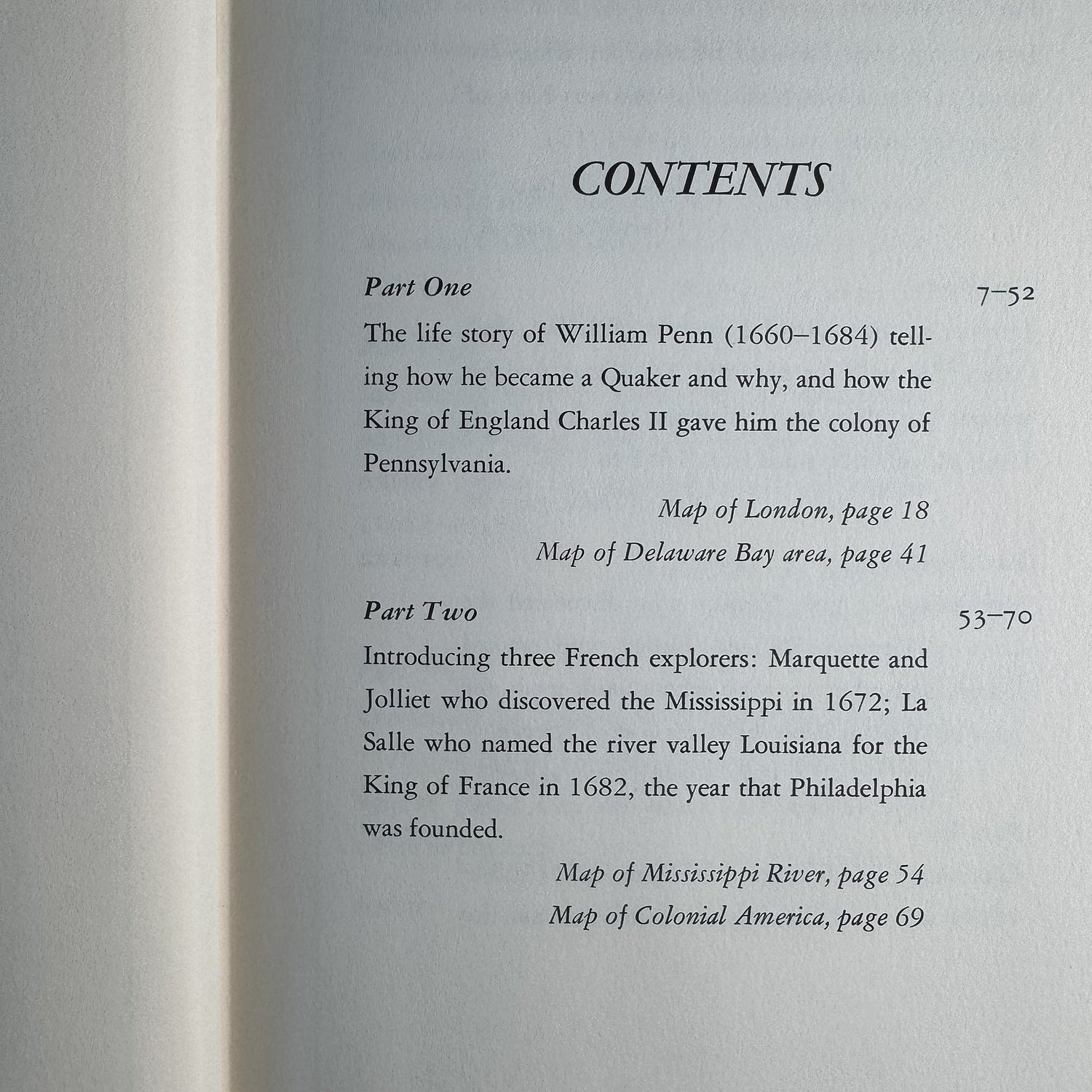 The World of William Penn, Genevieve Foster, 1973 - Pretty Old Books