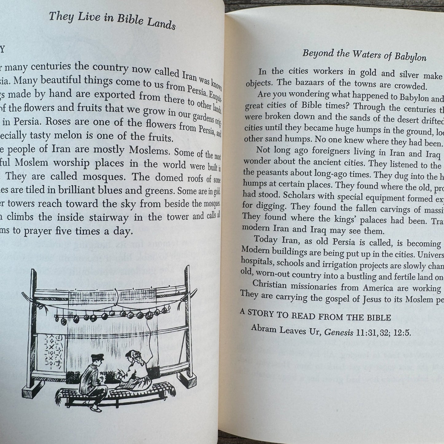 They Live in Bible Lands, Grace W. McGavran, 1950 - Pretty Old Books