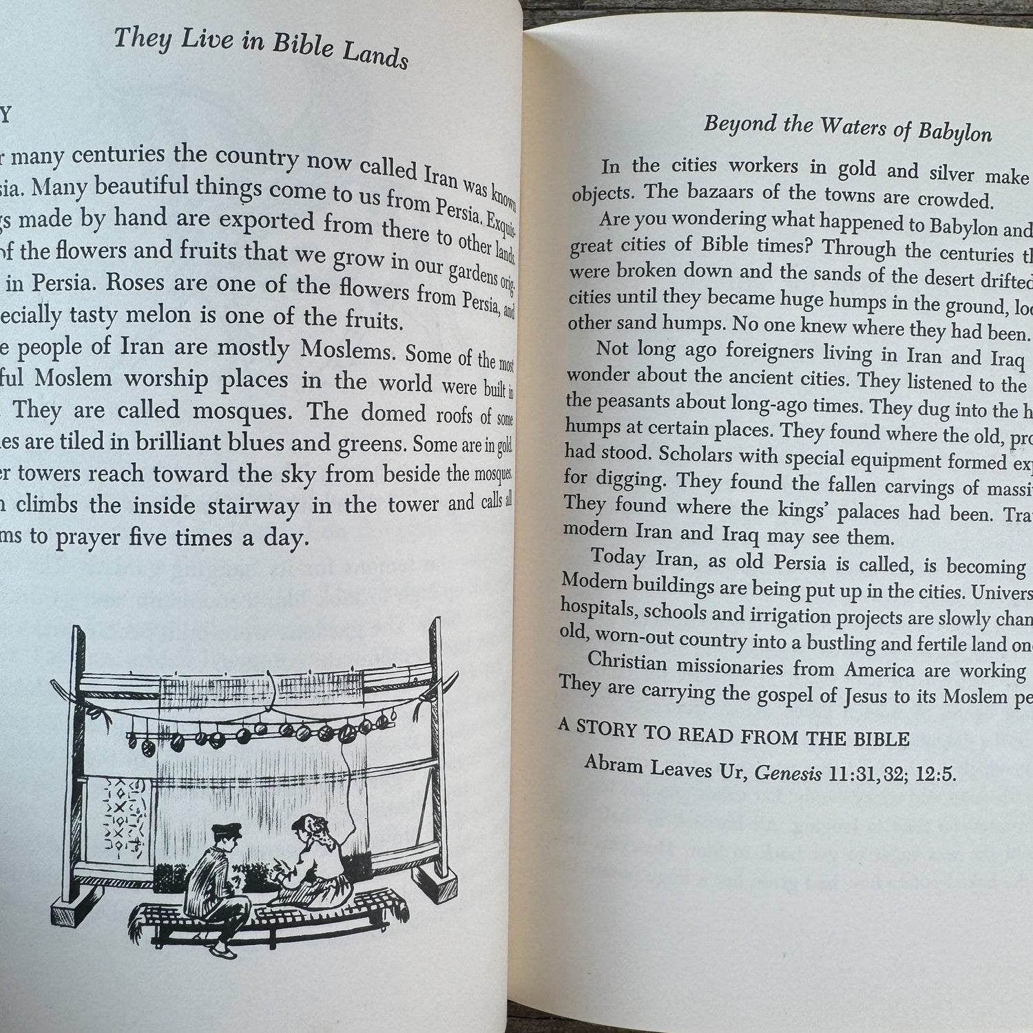 They Live in Bible Lands, Grace W. McGavran, 1950 - Pretty Old Books