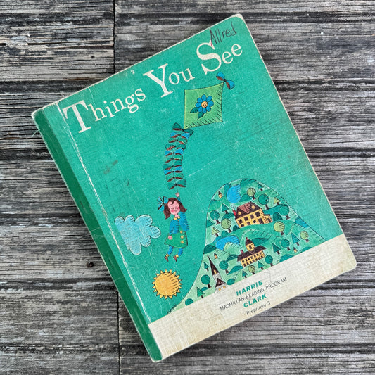 Things You See, 1965 School Primer - Pretty Old Books