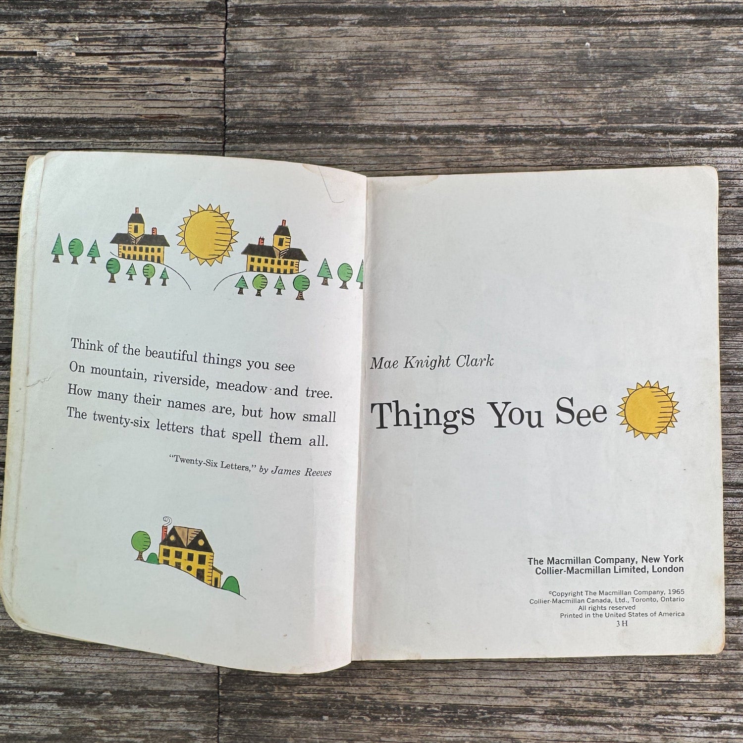 Things You See, 1965 School Primer - Pretty Old Books