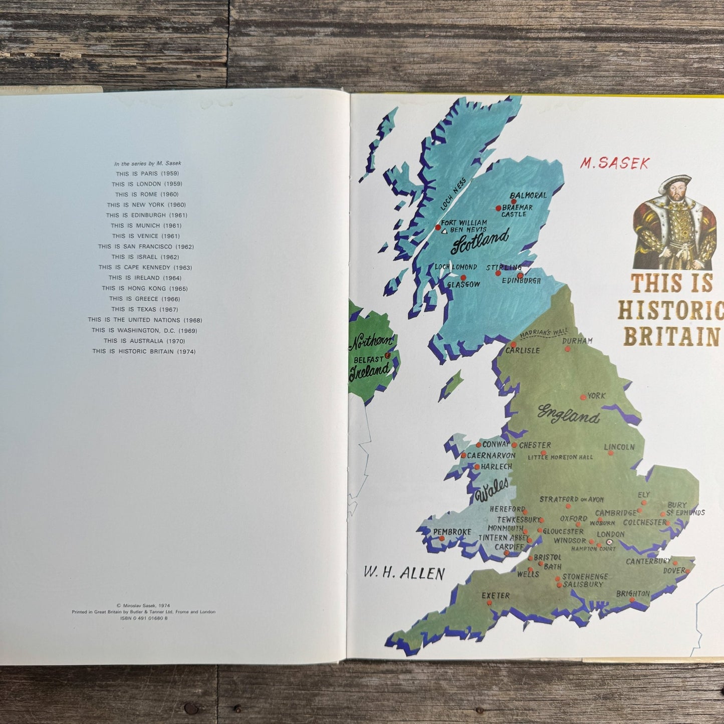 This Is Historic Britain, M. Sasek, 1974 - Pretty Old Books